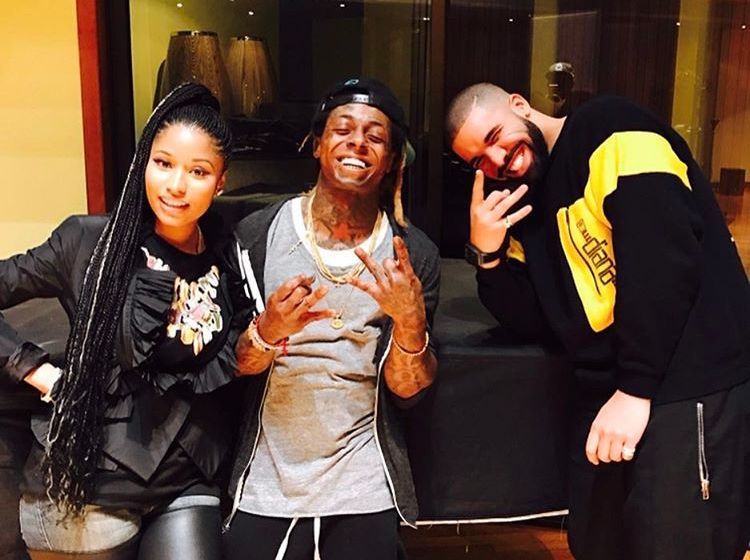 Nicki Minaj Lil Wayne and Drake