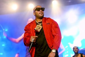 Flo Rida performing at the Atlanta BMF Premiere & Music Concert