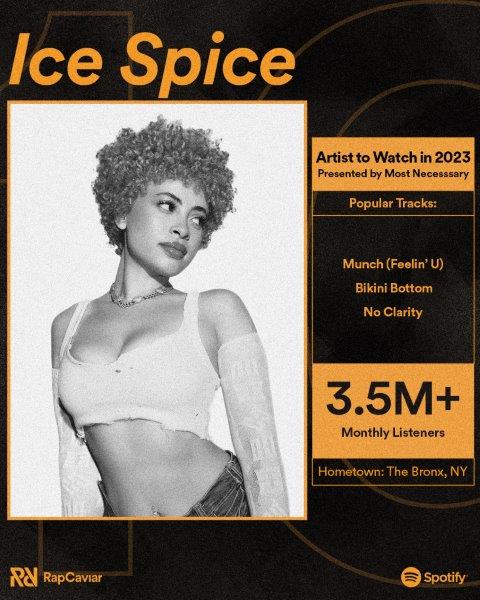 Ice Spice Artists to Watch Social Asset