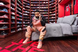 DJ Khaled Recreates His Iconic Sneaker Closet Into Airbnb