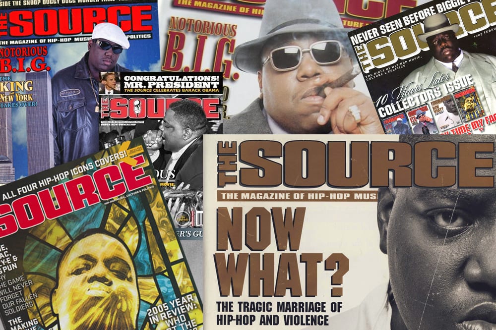biggie the source magazine covers