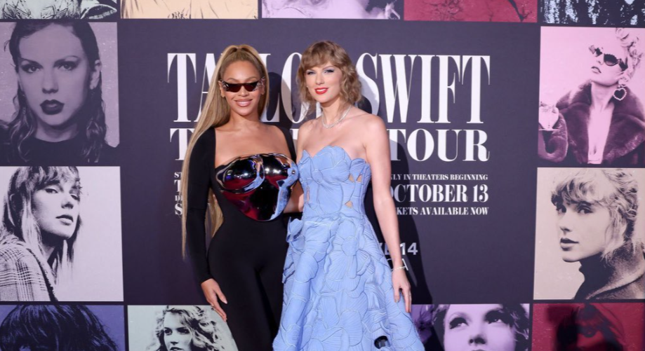Beyoncé Joins Taylor Swift for Premiere of 'The ERAs Tour' Film