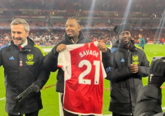 21 Savage Receives Arsenal Recognition at Emirates Stadium Ahead of Sold-Out London Show