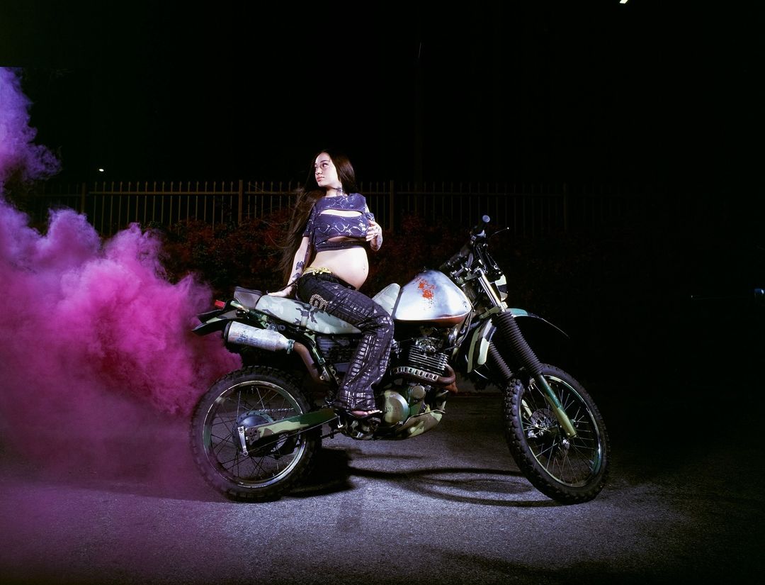 Bhad Bhabie Displays Motorcycle Gender Reveal on Instagram: 'It's a Girl'