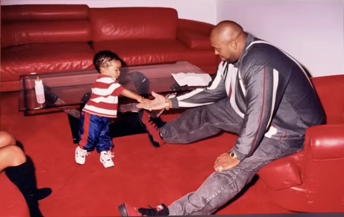Suge Knight Releases Photo of Playing with Diddy's Son Justin Combs as a Baby