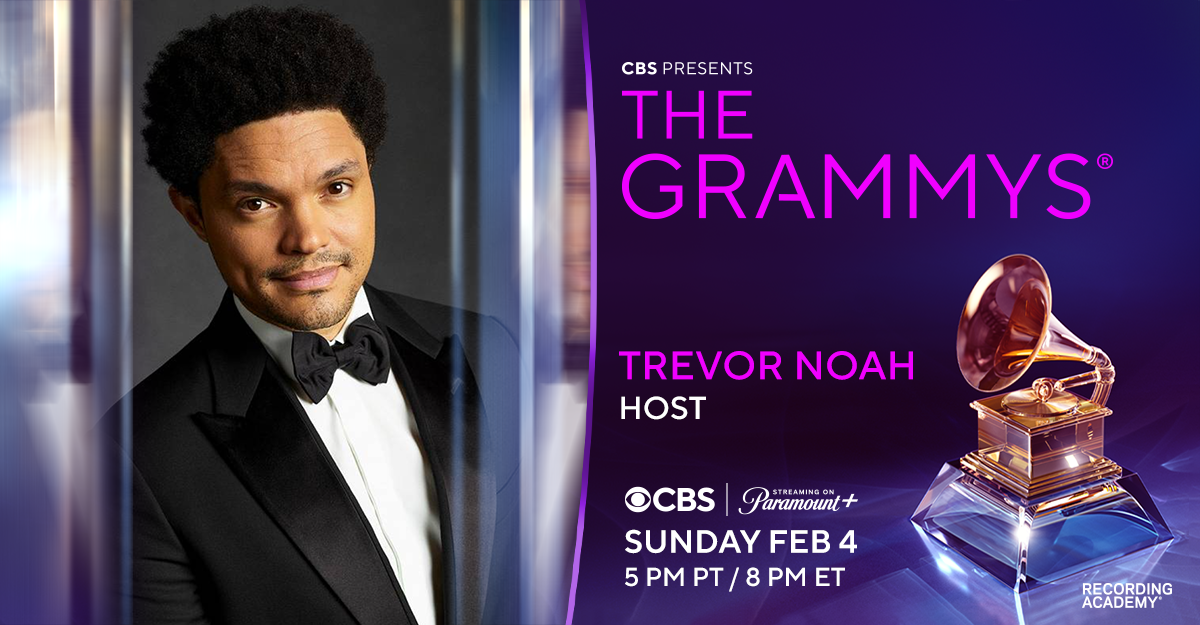 Trevor Noah Set to Return as GRAMMYs Host for Fourth Consecutive Year
